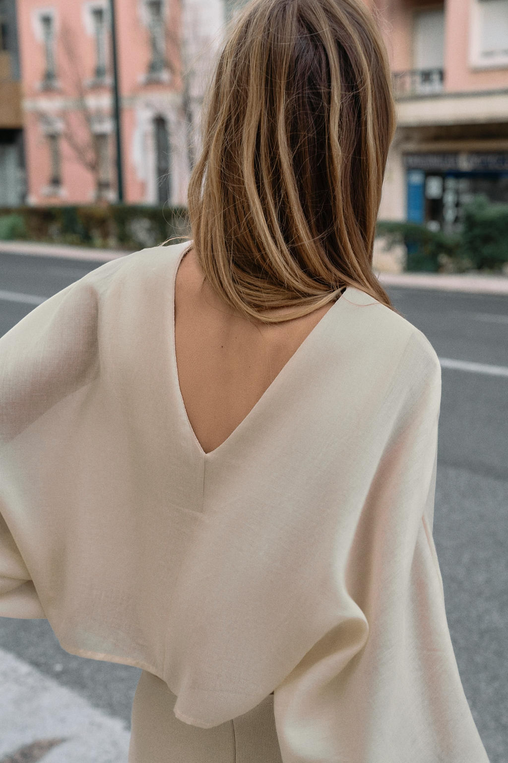 BLUSA COMBINADA PUNTO / Crudo - Zara фото 3