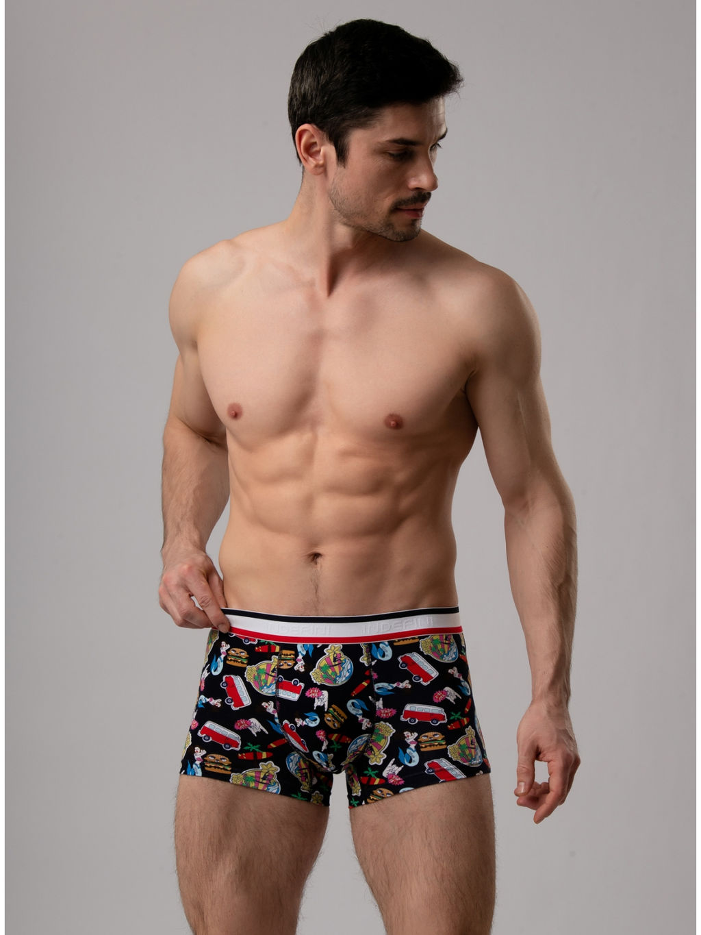 Мужские трусы боксеры Индефини (Арт. 631000-1221MGF) - Indefini фото 2