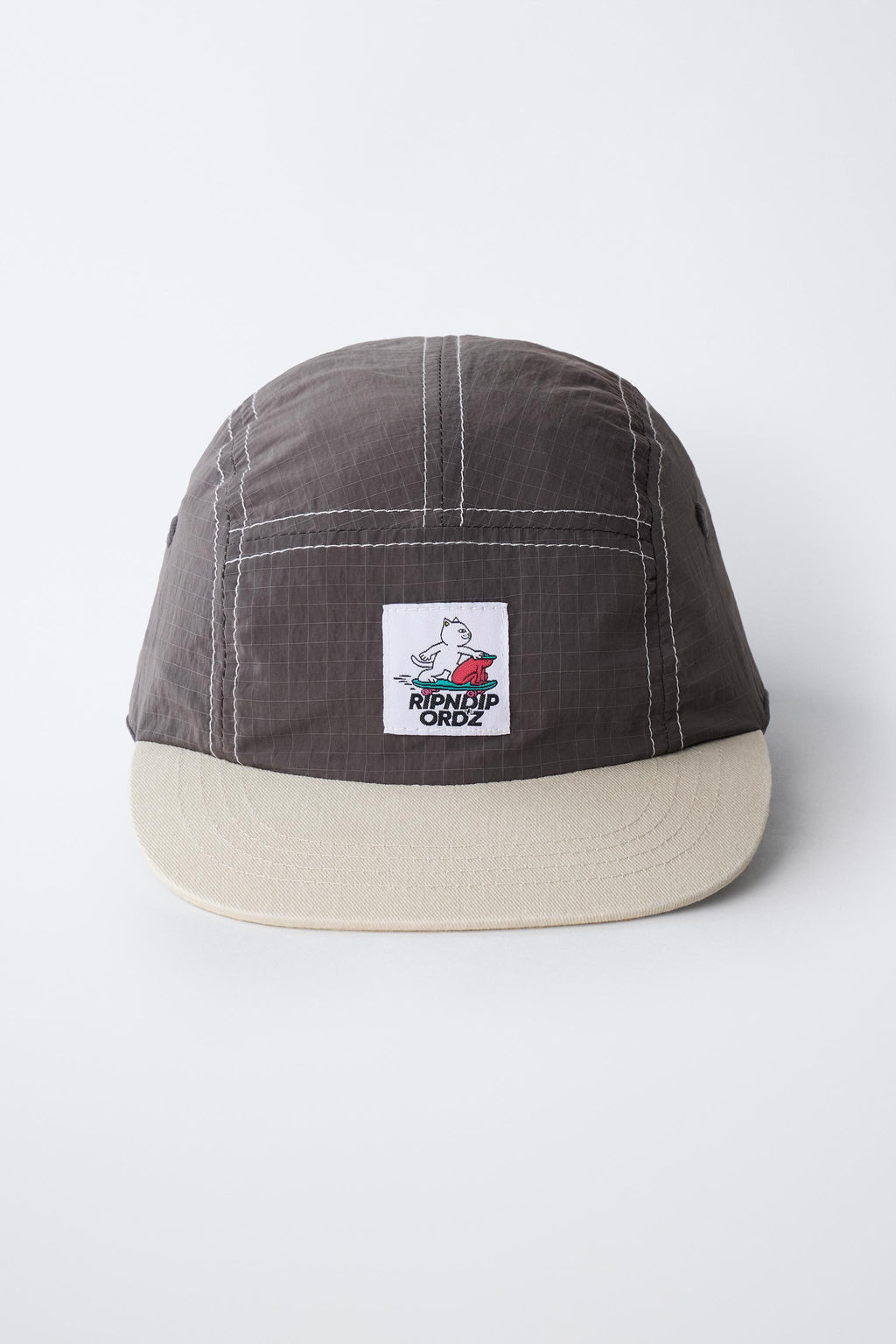 GORRA APLIQUE ETIQUETA LOGO RIPNDIP  X ZARA KIDS / Gris antracita  фото 3