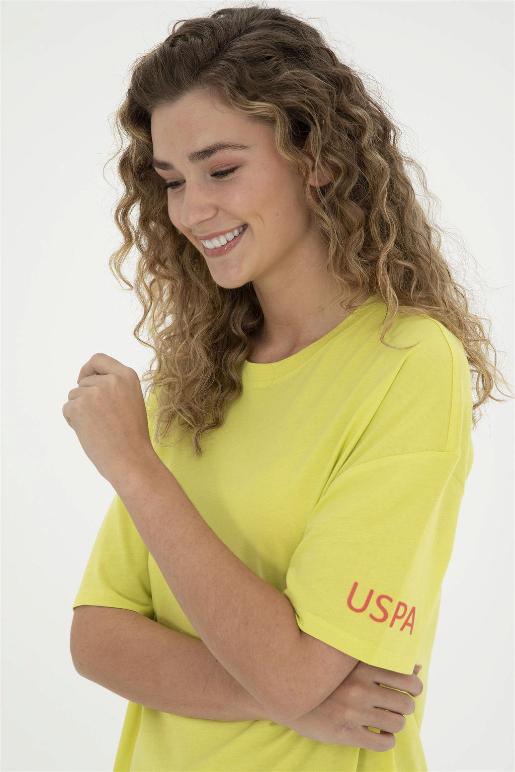Женская фисташково-зеленая футболка - U.s. polo assn фото 2