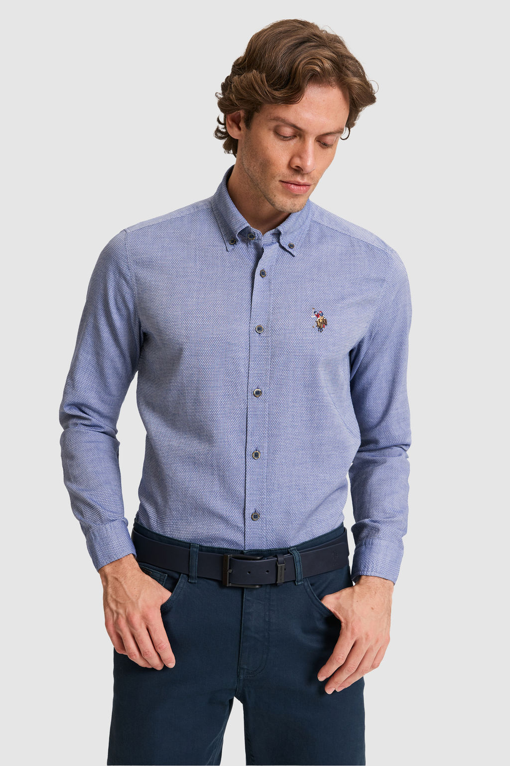 Erkek Lacivert Uzun Kollu Basic G_mlek - U.s. polo assn фото 5