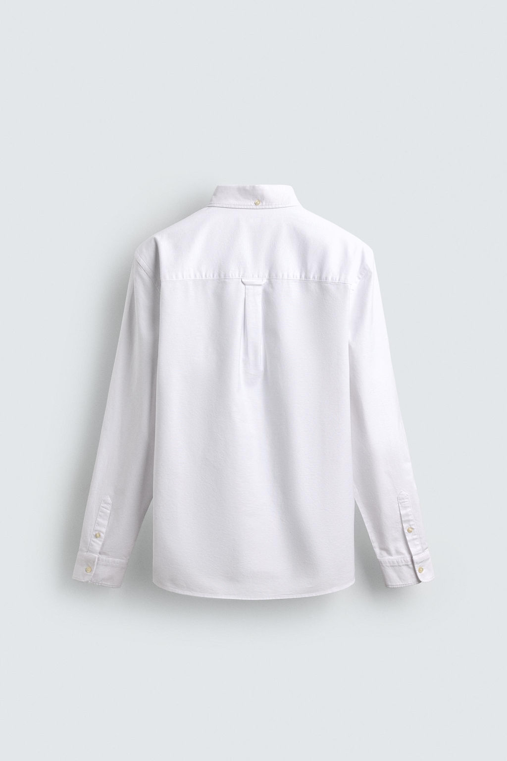 CAMISA ESTRUCTURA OXFORD / Blanco - Zara фото 8