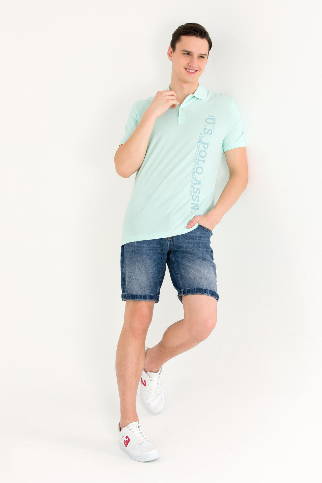 U. S. Polo Assn Мужская футболка с воротником-поло Nil - U.s. polo assn фото 2