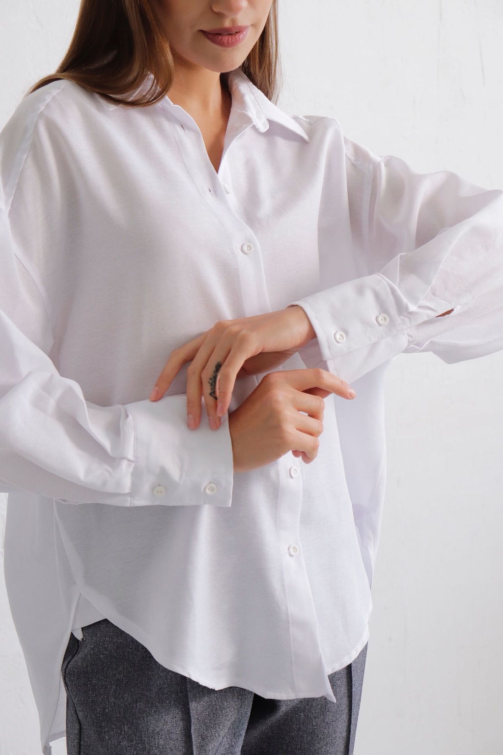 11630 Рубашка белая - Martichelli фото 29