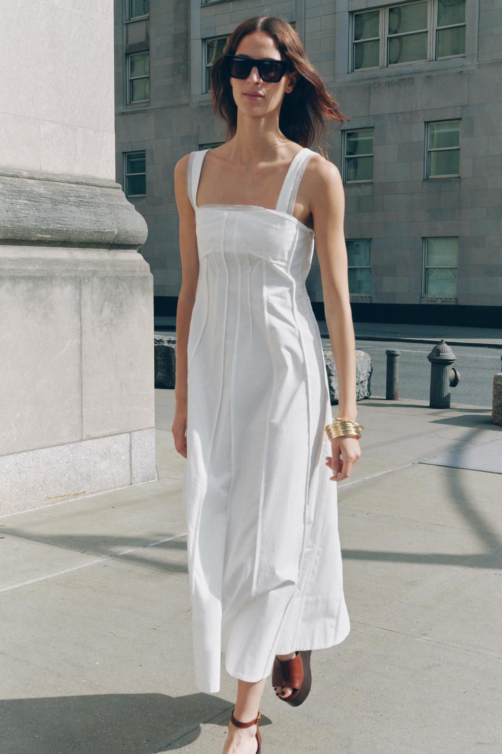 ZW COLLECTION LONG TRIM DRESS - Zara фото 4