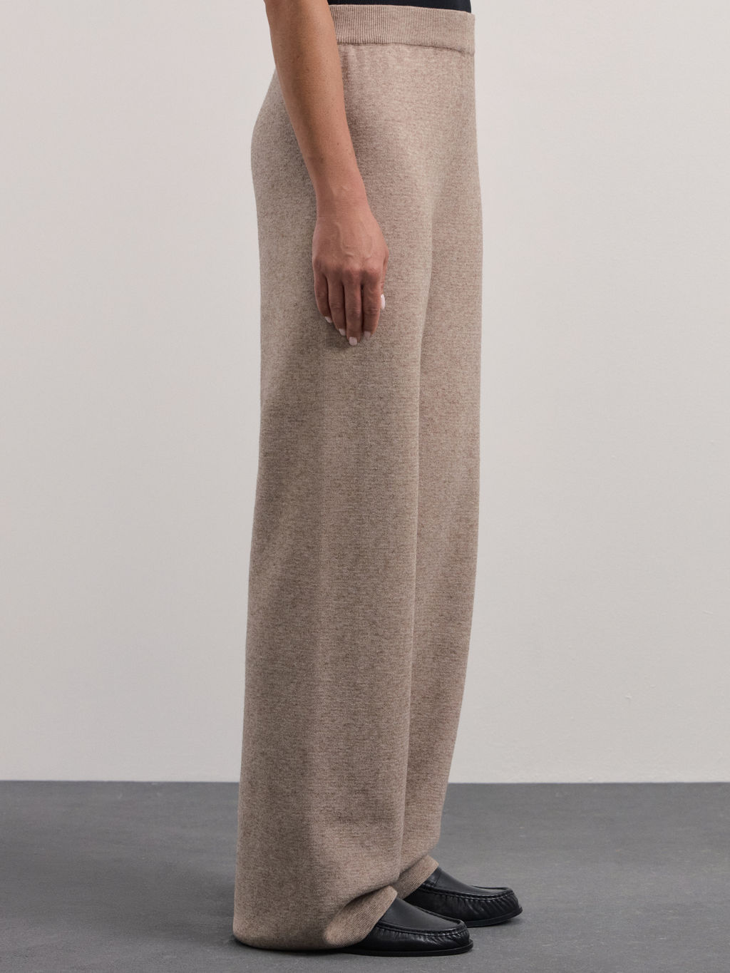 Прямые вязаные брюки из вискозы / Zarina  фото 3