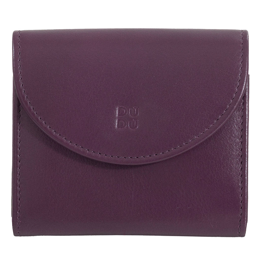 Кошелек кожаный DuDu серии Malaga | темно-фиолетовый - Dudubags фото 2