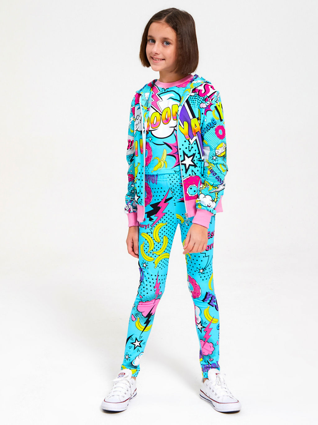 Толстовка "Лето",бирюзовый