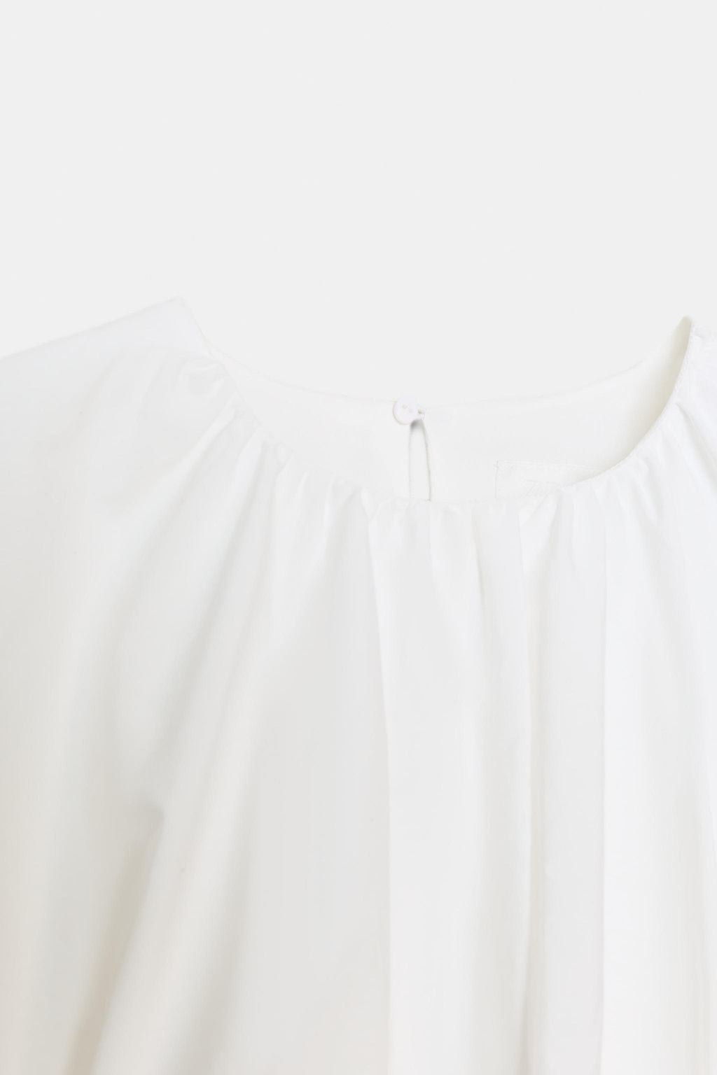 POPLIN BALLOON SLEEVE TOP - Zara фото 10