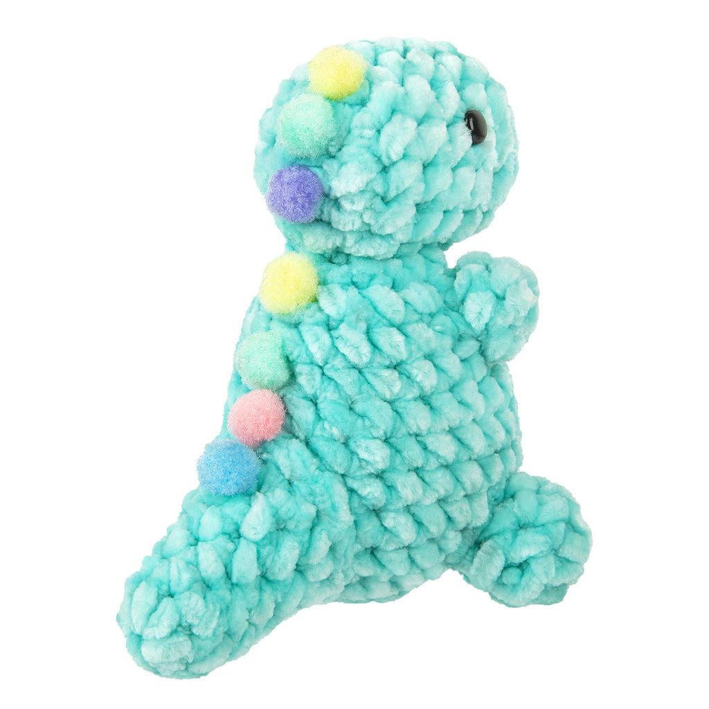 Набор для вязания Miadolla AMG-MN-0139 Динозаврик (велюр)  фото 3