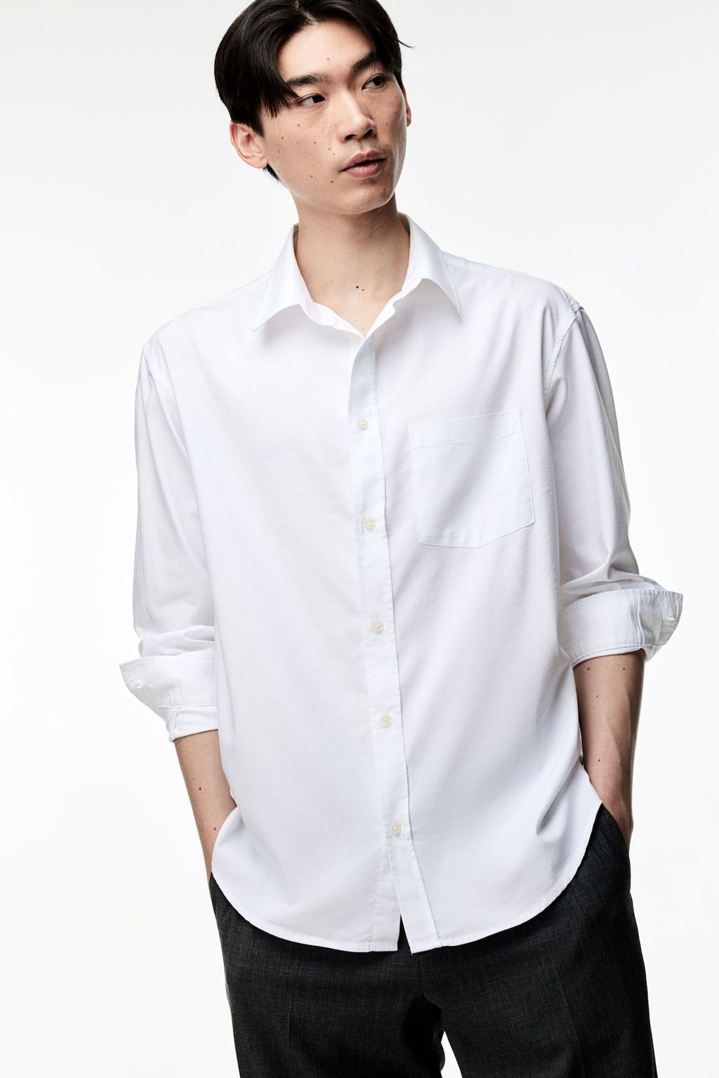 Camisa en mezcla de modal Regular Fit - H&m фото 2