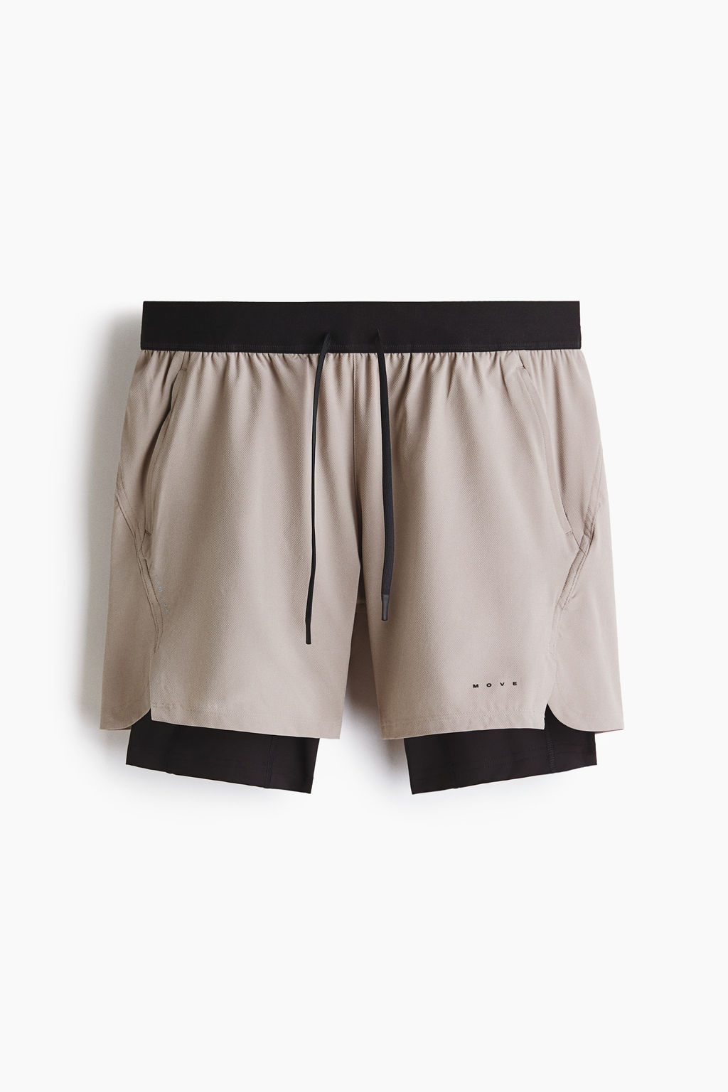 Pantal?n corto de doble capa con DryMove - H&m фото 2