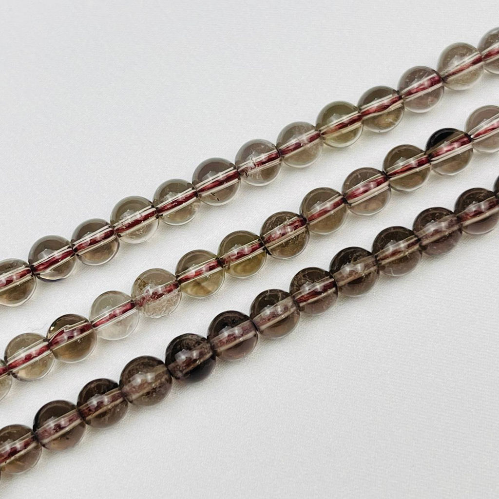 Бусины для украшений из Раухтопаза (65 бусин) - Радуга самоцветов фото 2