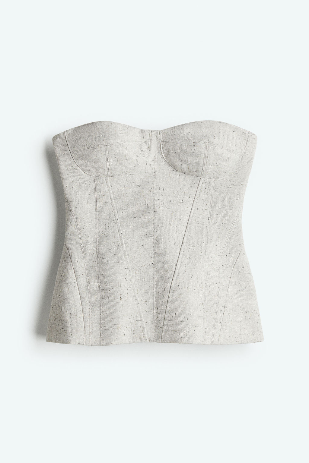 Top bustier de sarga