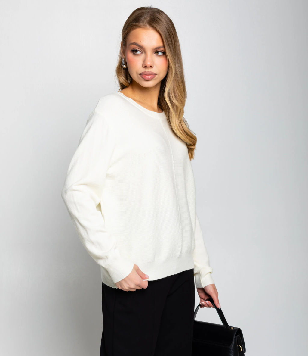 Джемпер #КТ20802, кремовый - Dommod фото 2