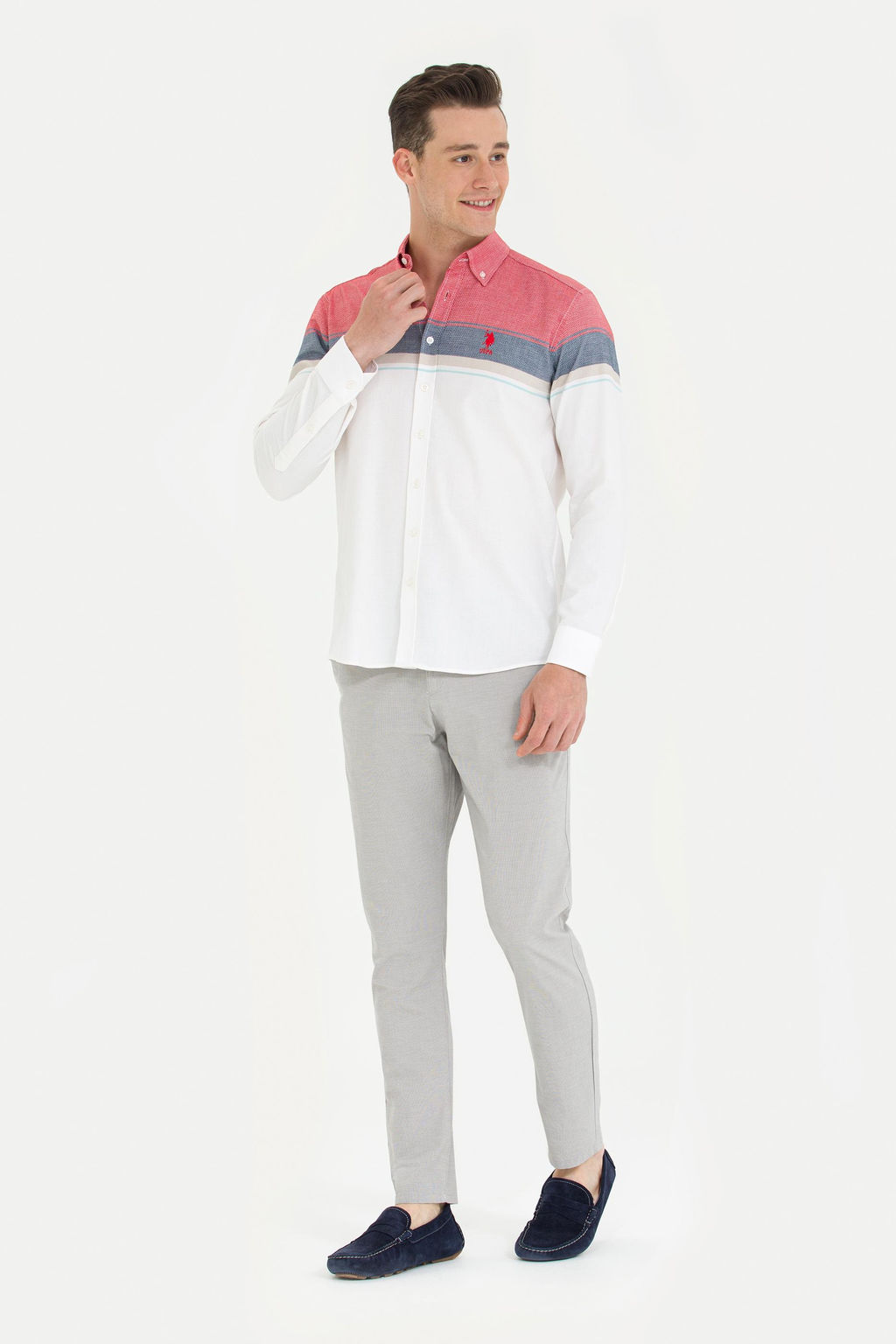 U. S. Polo Assn / Мужские брюки из парусины с каменным узором - U.s. polo assn фото 3