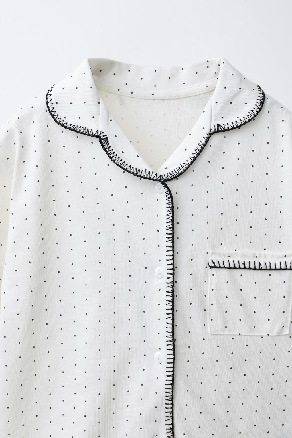 6-14 A?OS/ PIJAMA CAMISERO TOPITOS / Crudo - Zara фото 6