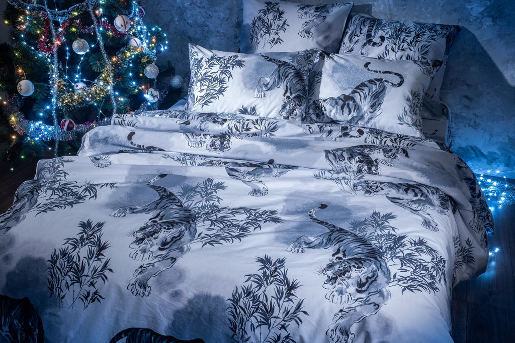 КПБ Тигры поплин Евро