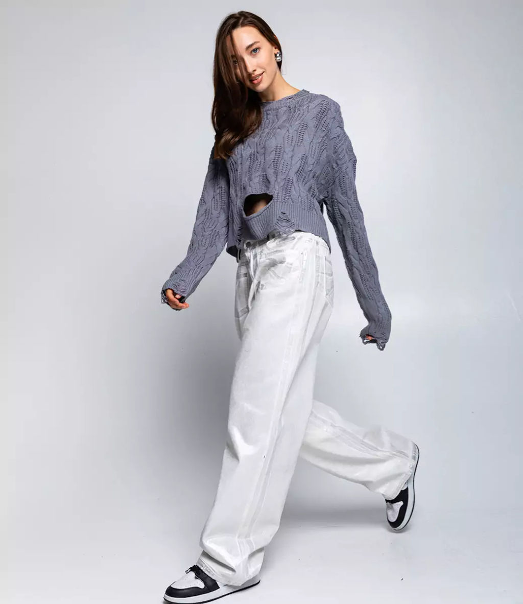 Джемпер #КТ800 (1), серый - Dommod фото 4