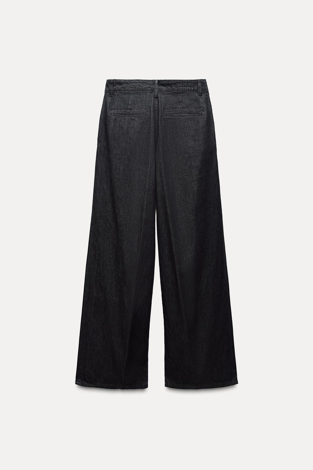 DARTS TRF DENIM TROUSERS - Zara фото 3