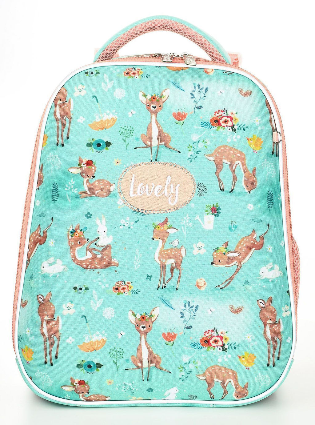 Рюкзак Schoolformat Deer, модель ERGONOMIC 2, жесткий каркас, двухсекционный, 38х29х18 см,...