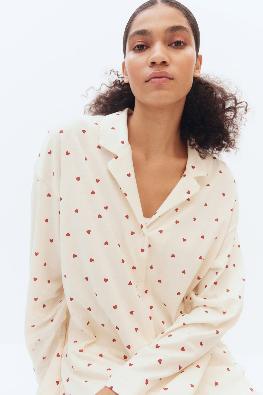 Pijama estampado de punto - H&m фото 3