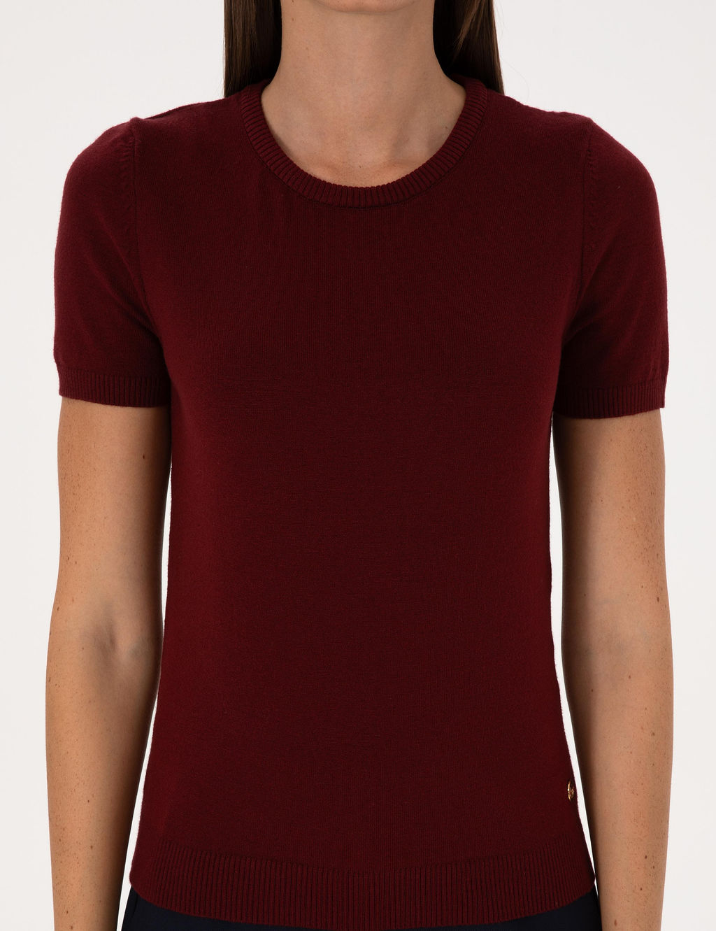 Vi_ne Slim Fit Triko Ti__rt - Pierre cardin фото 6