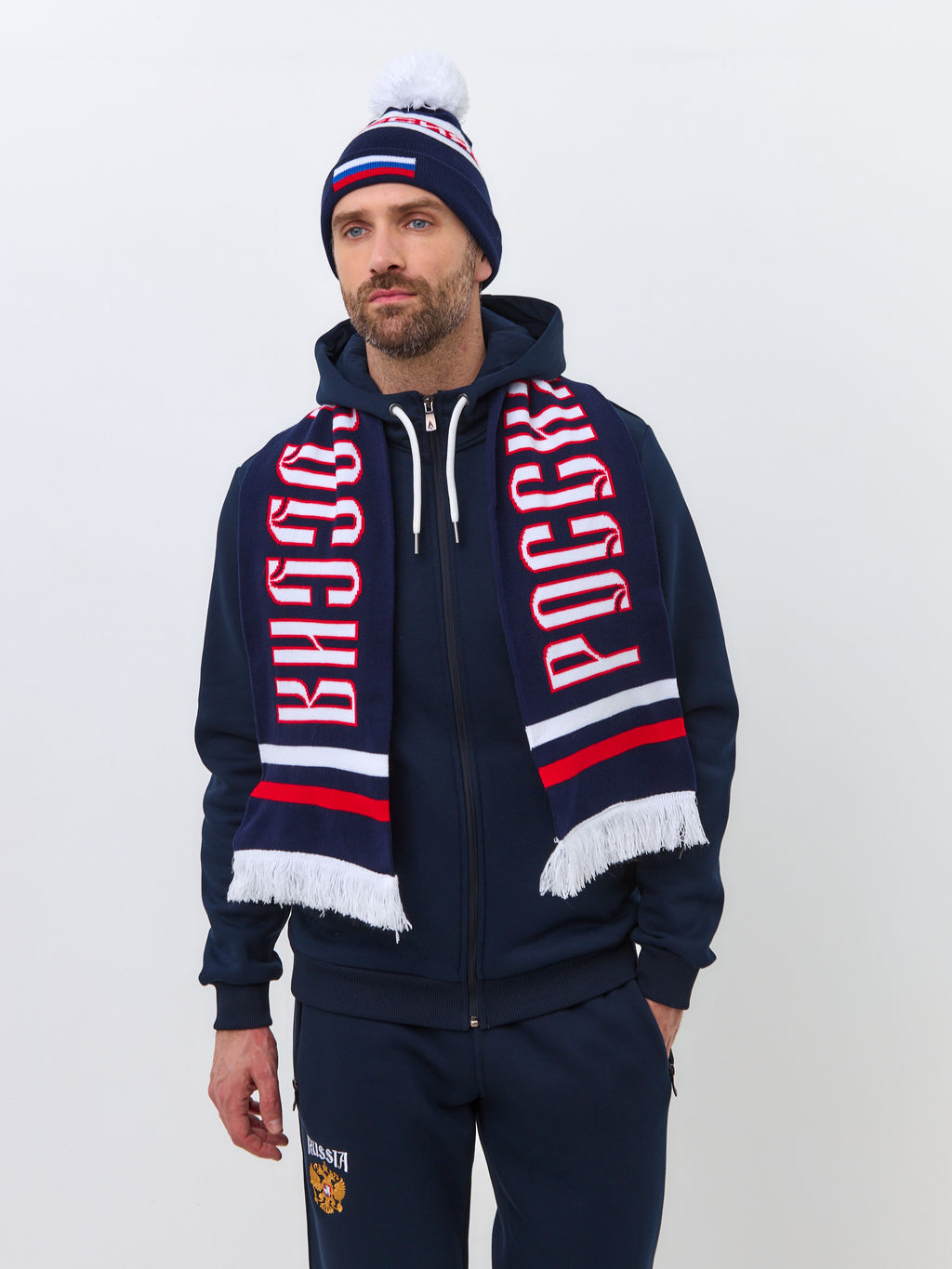 Шапка мужская RUSSIA 70M-RT-1833 - Addic фото 2