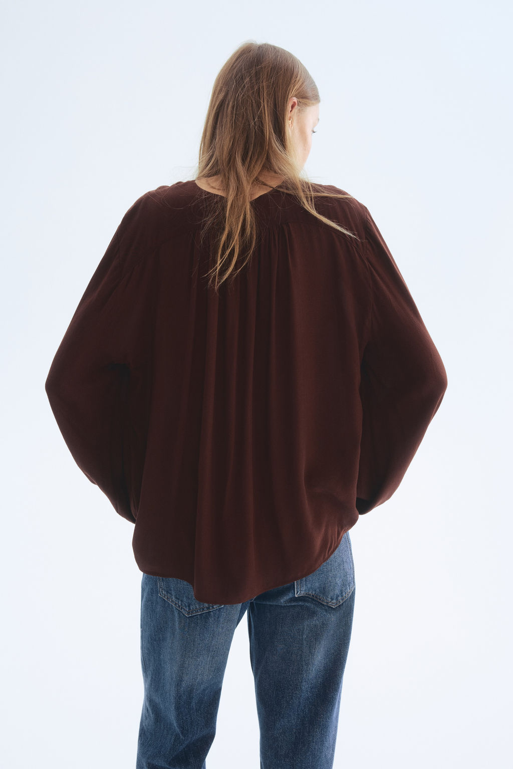 Blusa oversize de viscosa - H&m фото 4