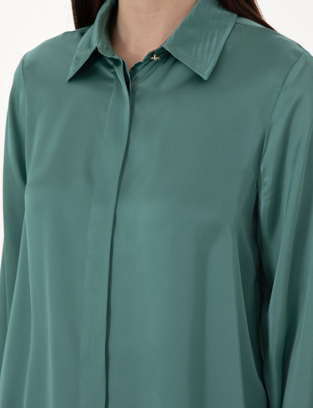 Ye_il Comfort Fit Uzun Kollu G_mlek - Pierre cardin фото 7