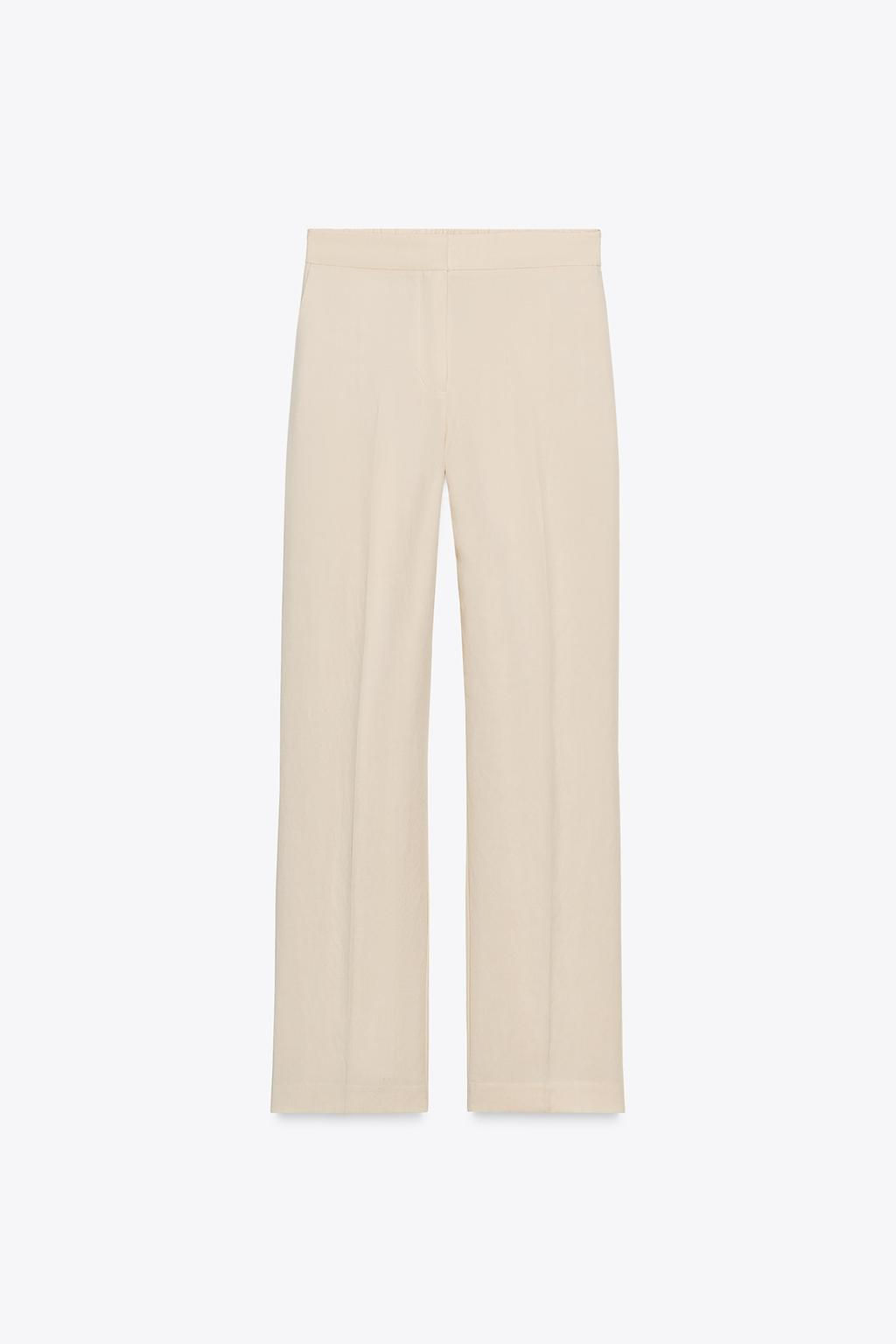 STRAIGHT-LEG TROUSERS WITH ELASTICATED WAIST - Zara фото 14