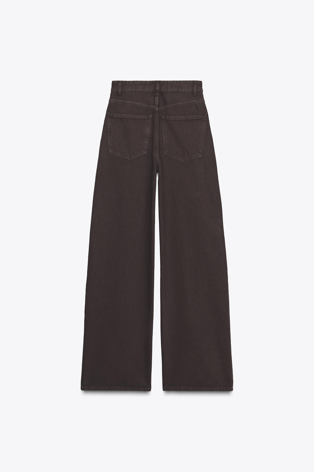 TRF HIGH-WAIST EXTRA WIDE-LEG JEANS - Zara фото 8