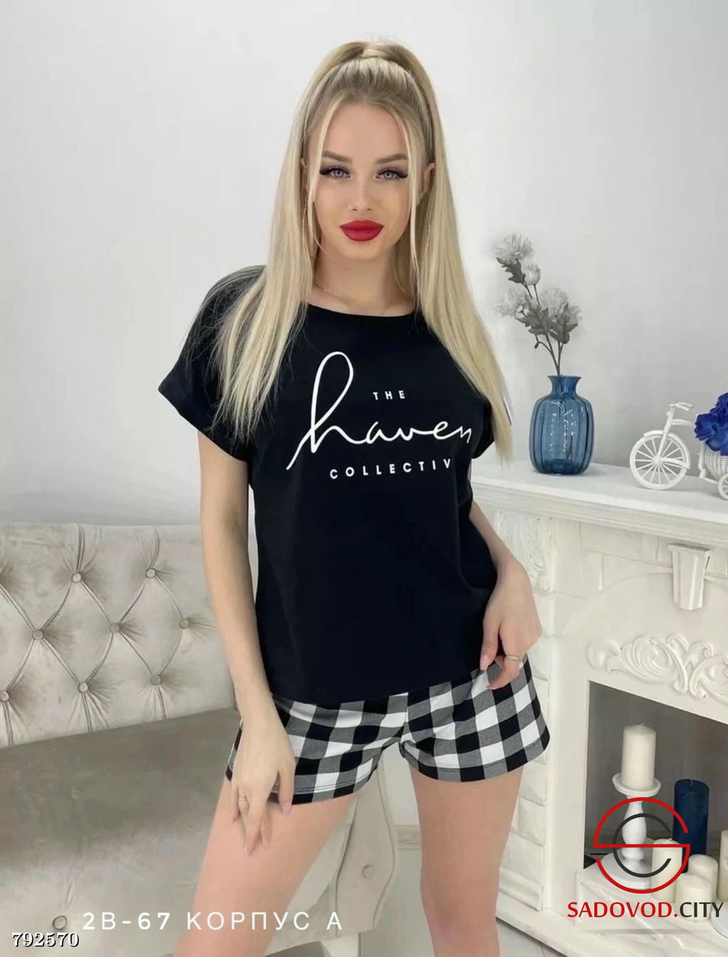 Пижама женская с шортами