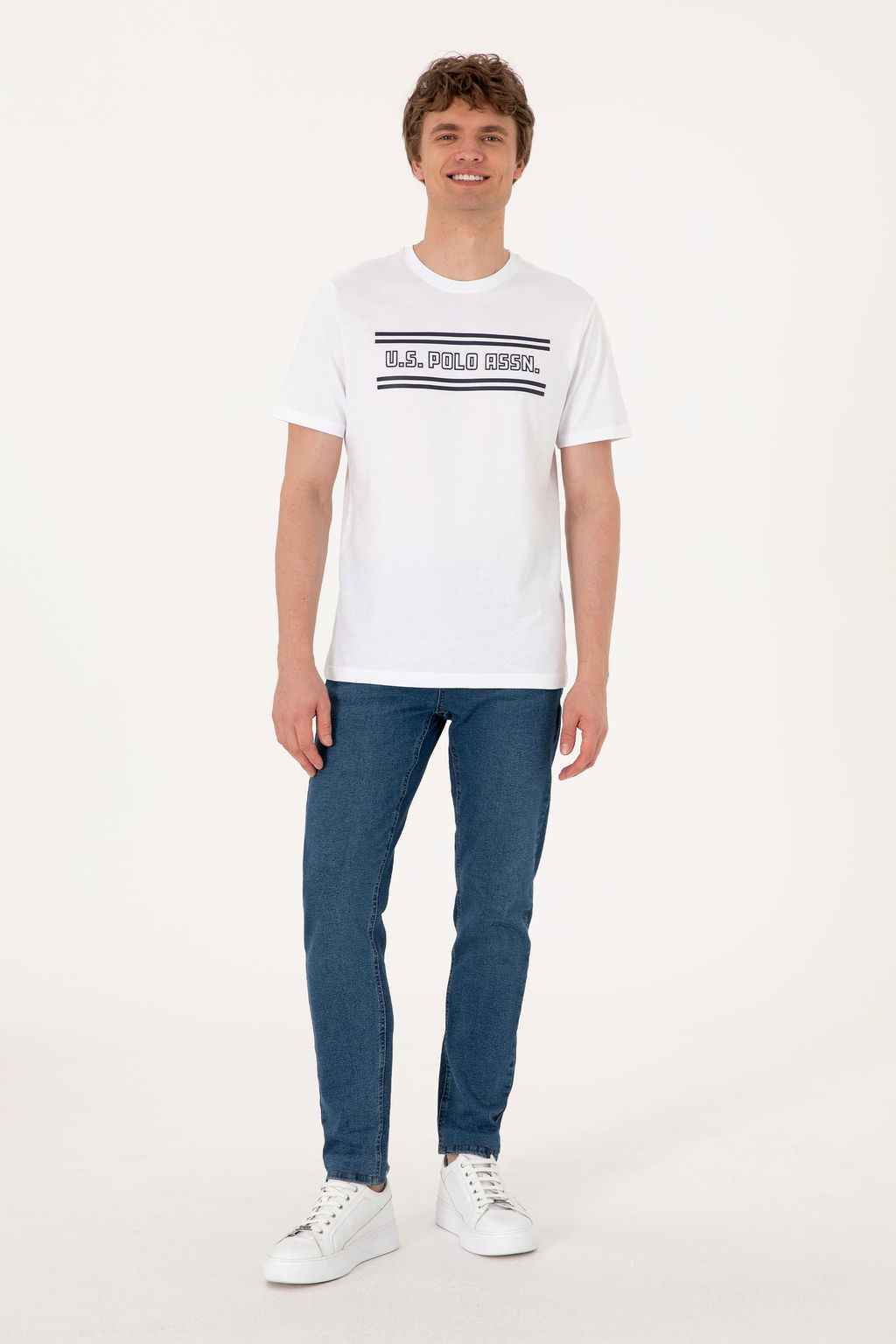Erkek Beyaz Ti__rt - U.s. polo assn фото 3