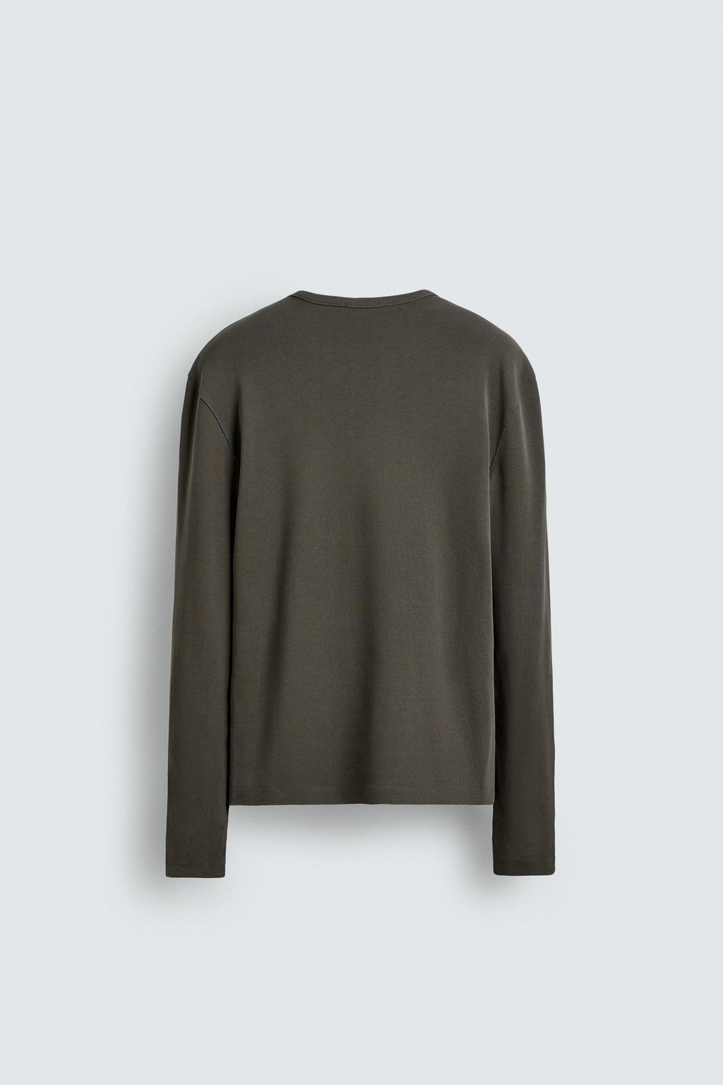 REGULAR FIT STRUCTURED T-SHIRT - Zara фото 7