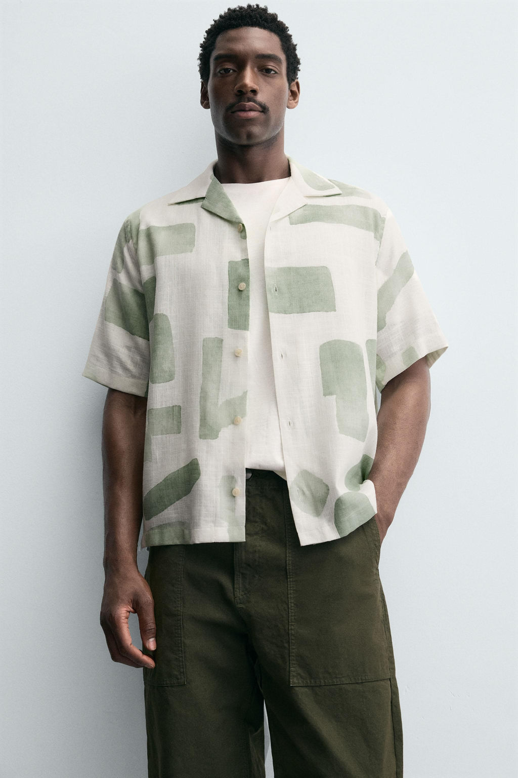 ABSTRACT PRINT SHIRT