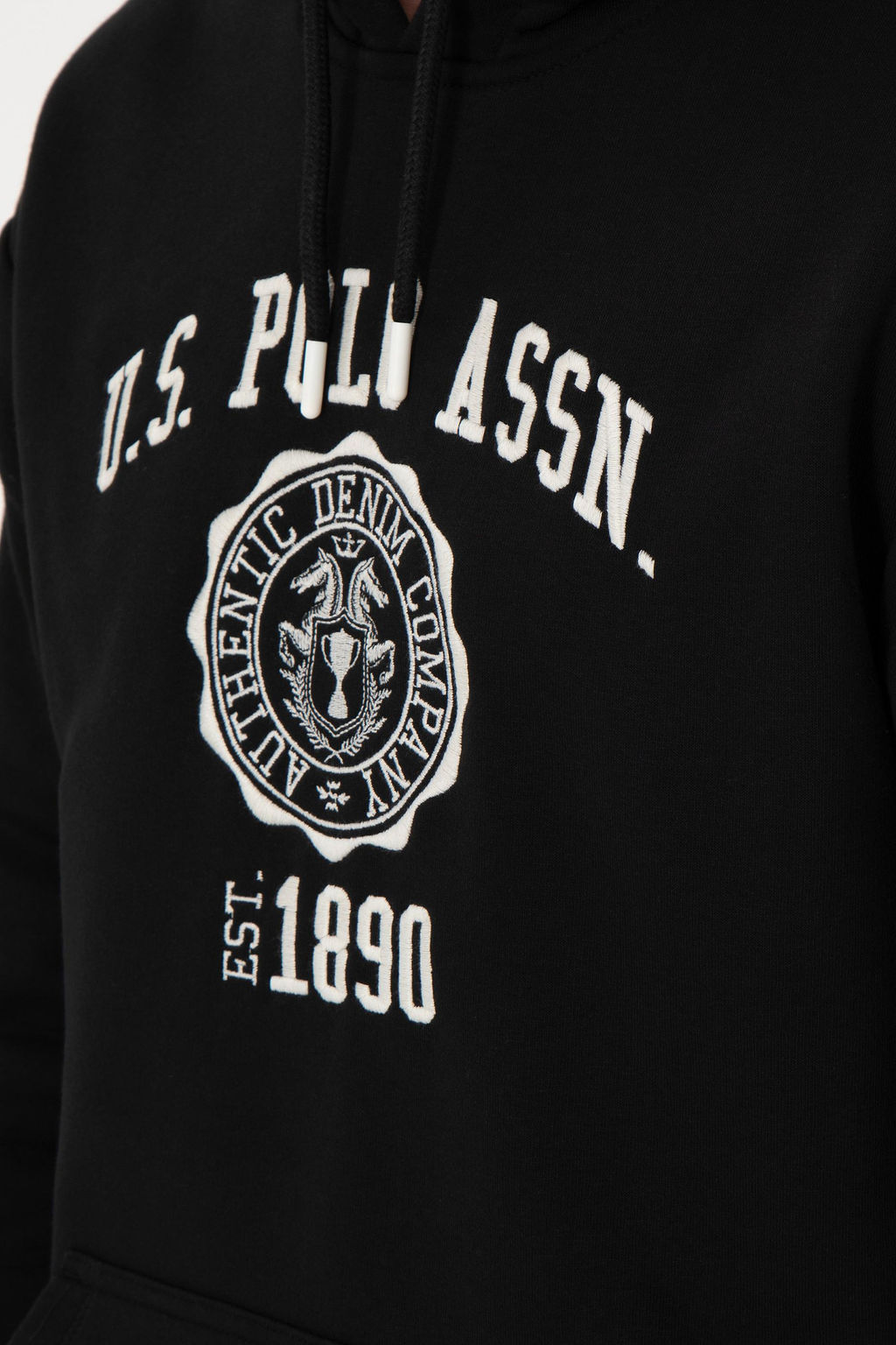 Мужской черный свитшот Неожиданная скидка в корзине - U.s. polo assn фото 7