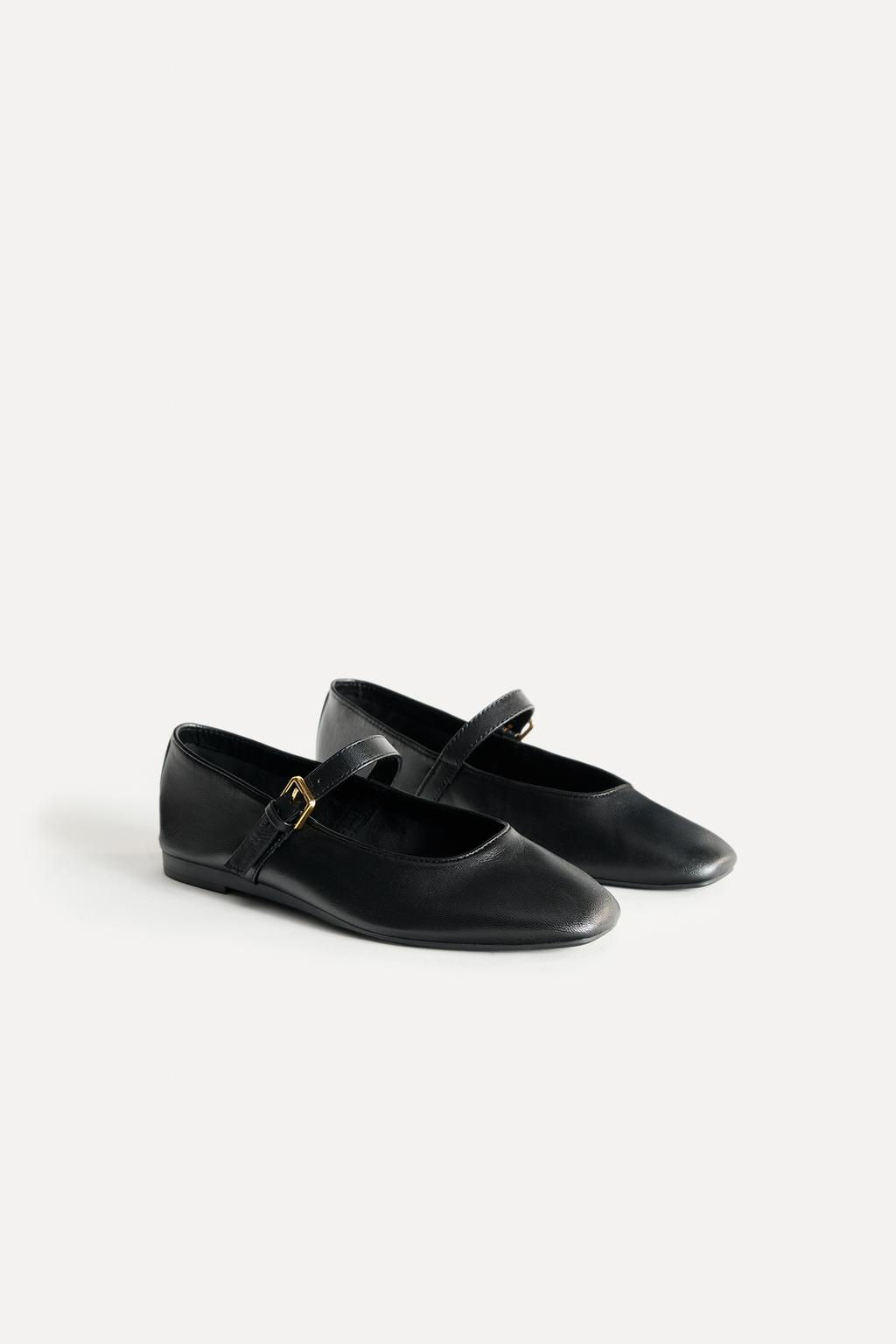 LEATHER BALLET FLATS 50TH ANNIVERSARY