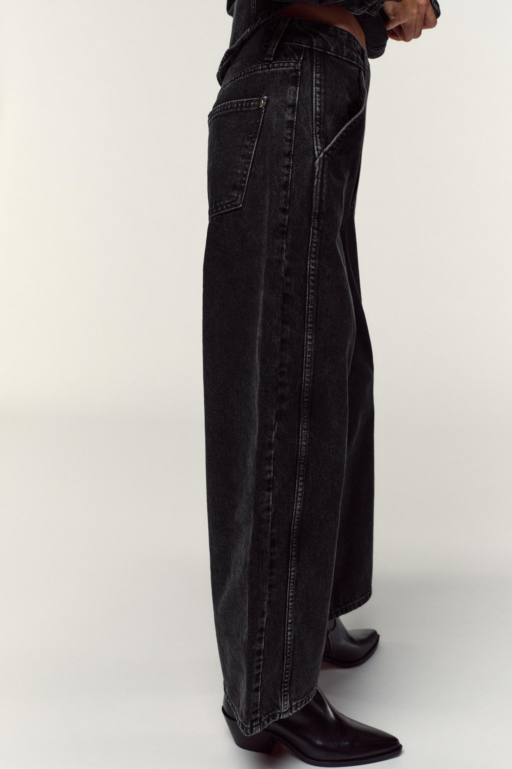 Z1975 HIGH-WAIST CULOTTES JEANS - Zara фото 3