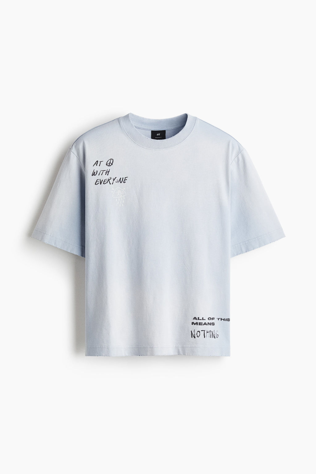 Camiseta con estampado Oversized Fit - H&m фото 2
