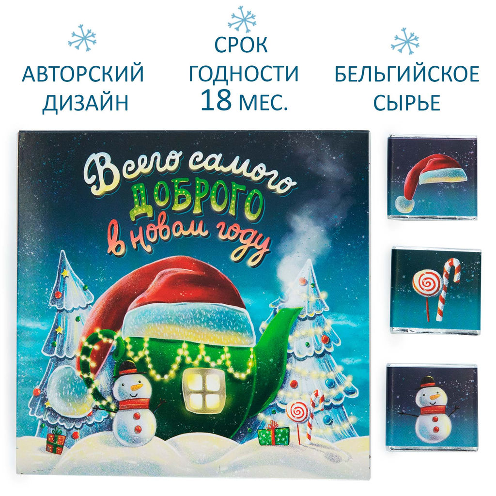 Набор шоколада Всего самого доброго в Новом Году - Фуд сторис фото 3
