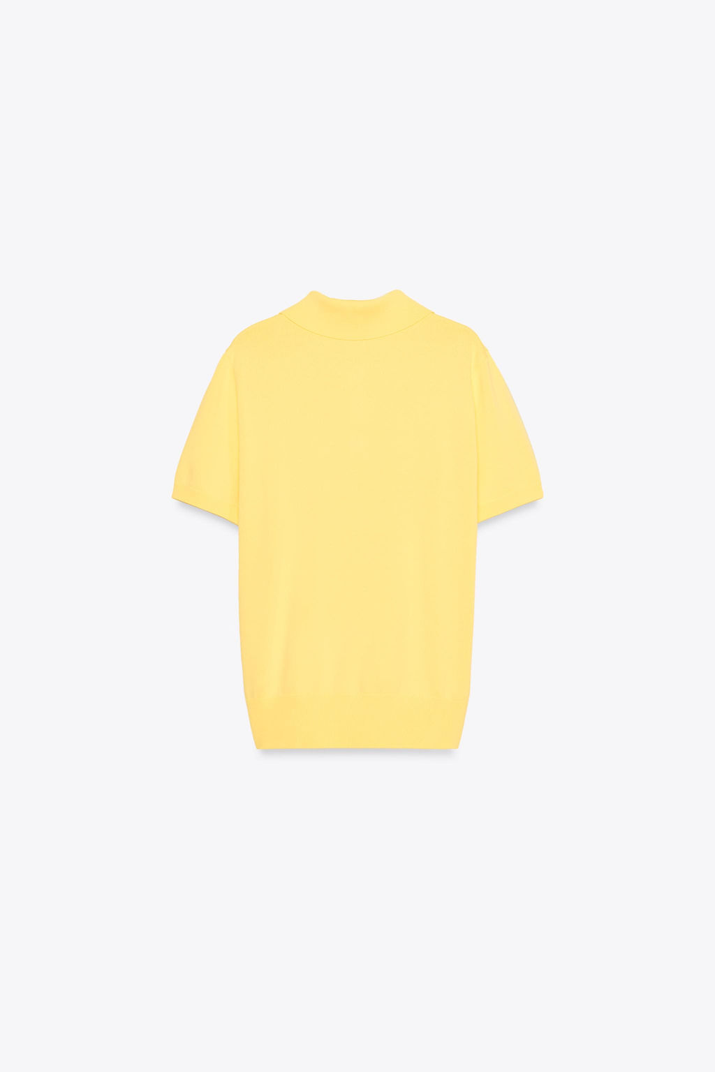 SHORT SLEEVE KNIT POLO TOP - Zara фото 24