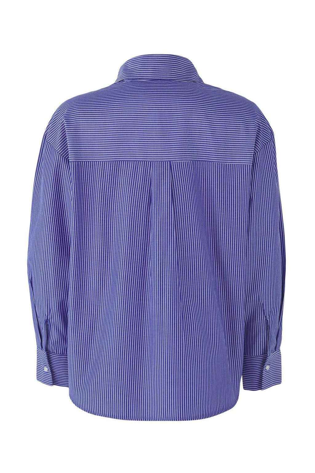 Limited Edition Lacivert Cizgili Fular Baglamal? Gomlek TWOAW26GO00046 - Trendyolmilla фото 8