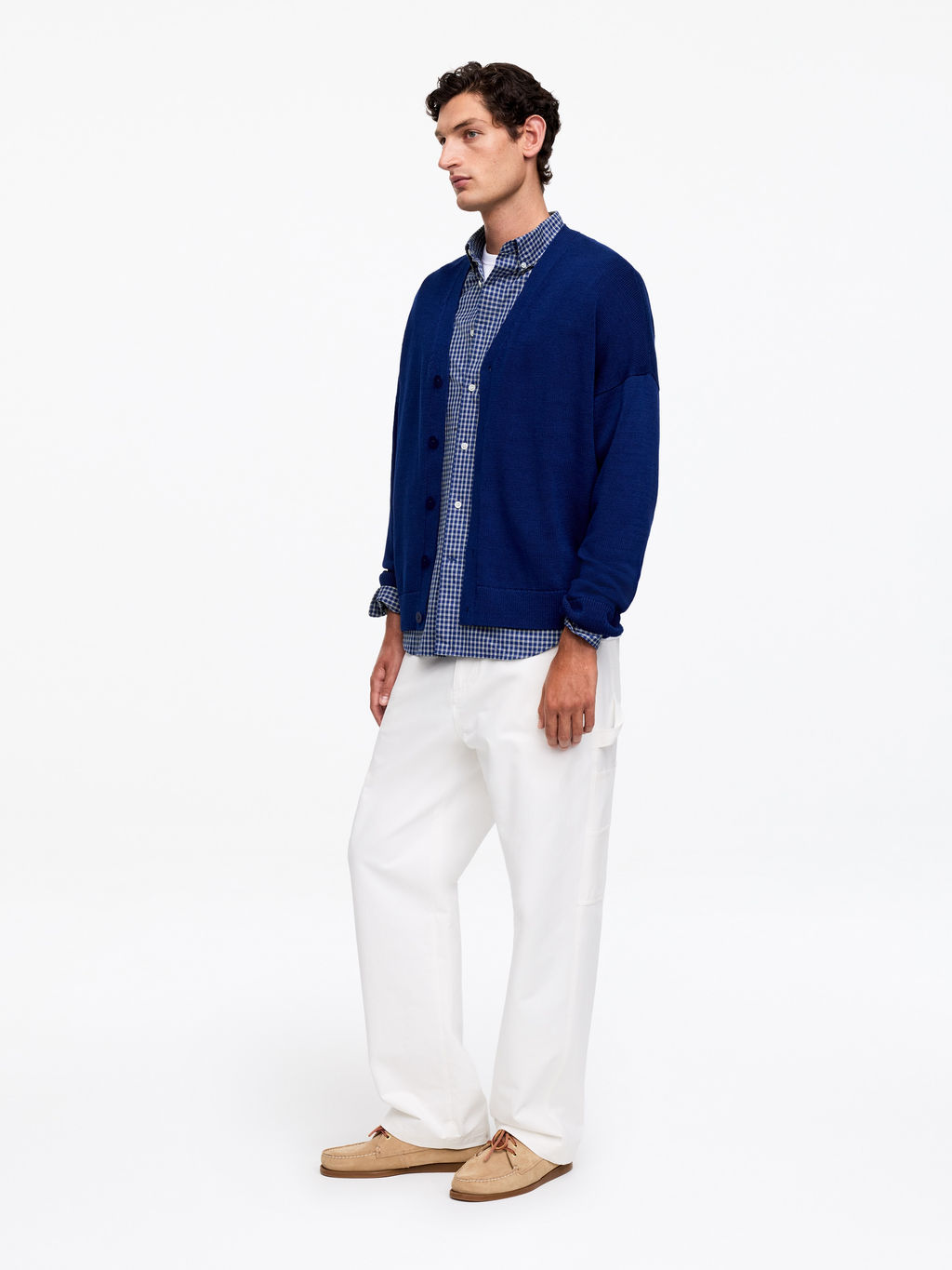 Camisa relajada de tejido microtexturizado - H&m фото 6