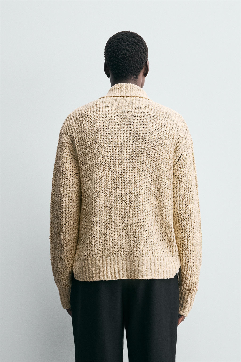 TEXTURED KNIT CARDIGAN - Zara фото 3