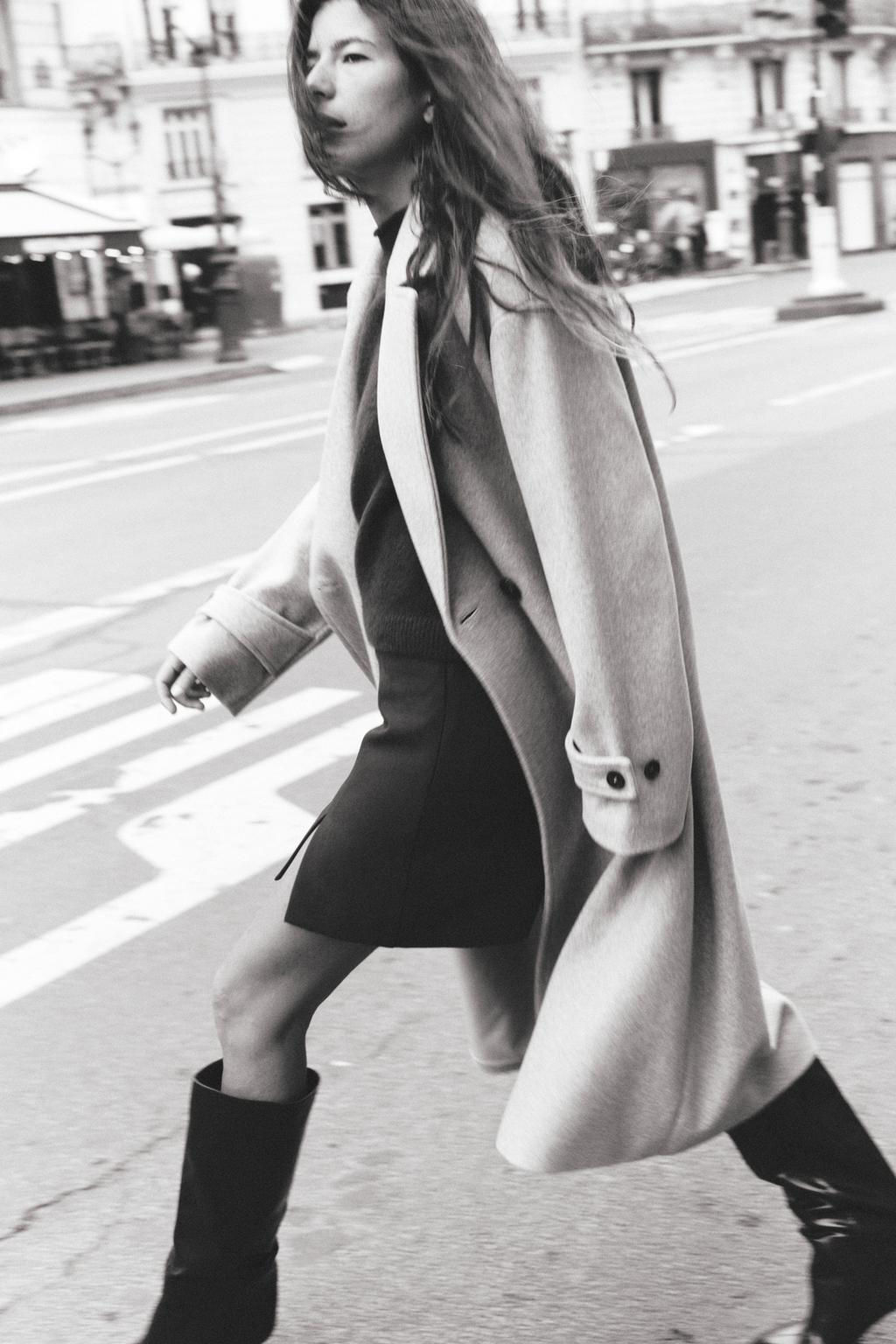 OVERSIZED SOFT COAT - Zara фото 5