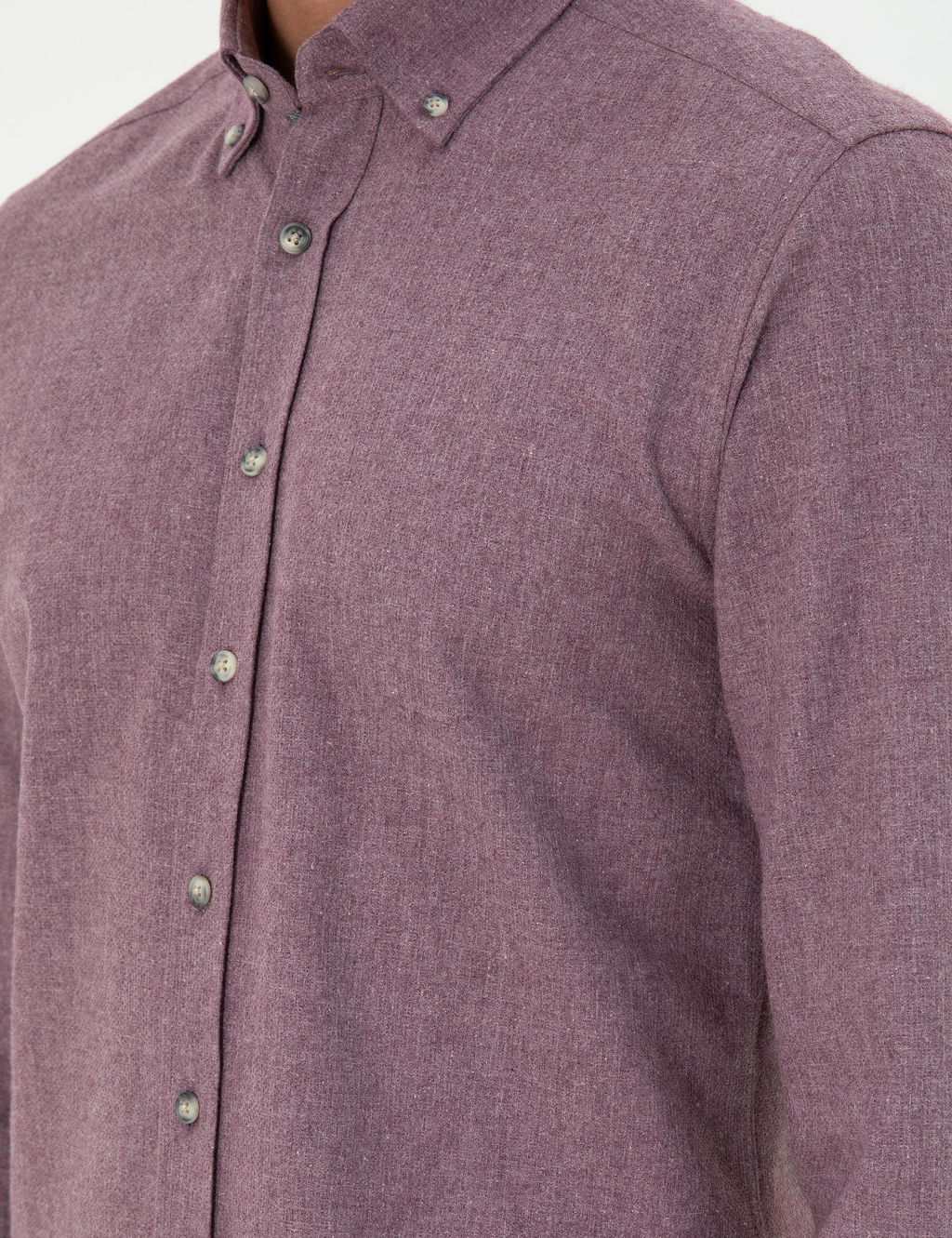Mor Slim Fit Uzun Kollu G_mlek - Pierre cardin фото 7