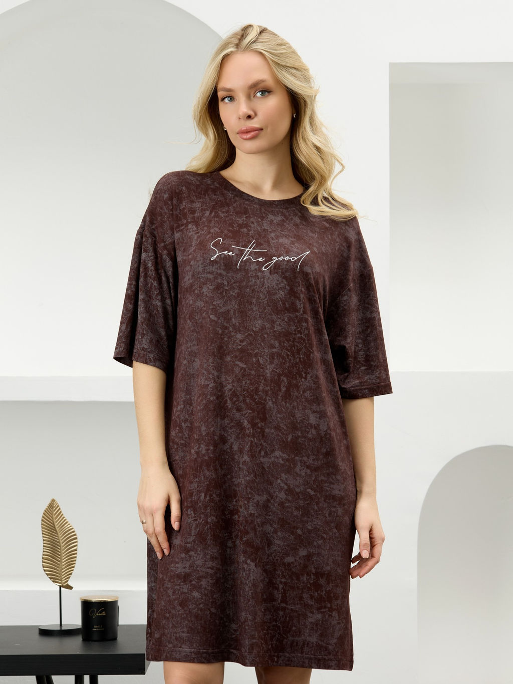 Туника Миэла-1 из вискозы с эффектом варенка VIOTEX - Виотекс фото 22