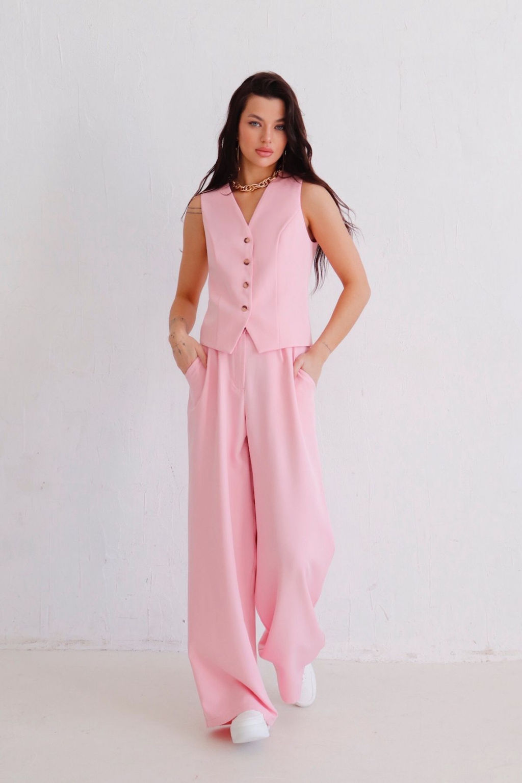 12513 Костюм-тройка нежно-розовый (остаток: 50) - Martichelli фото 10