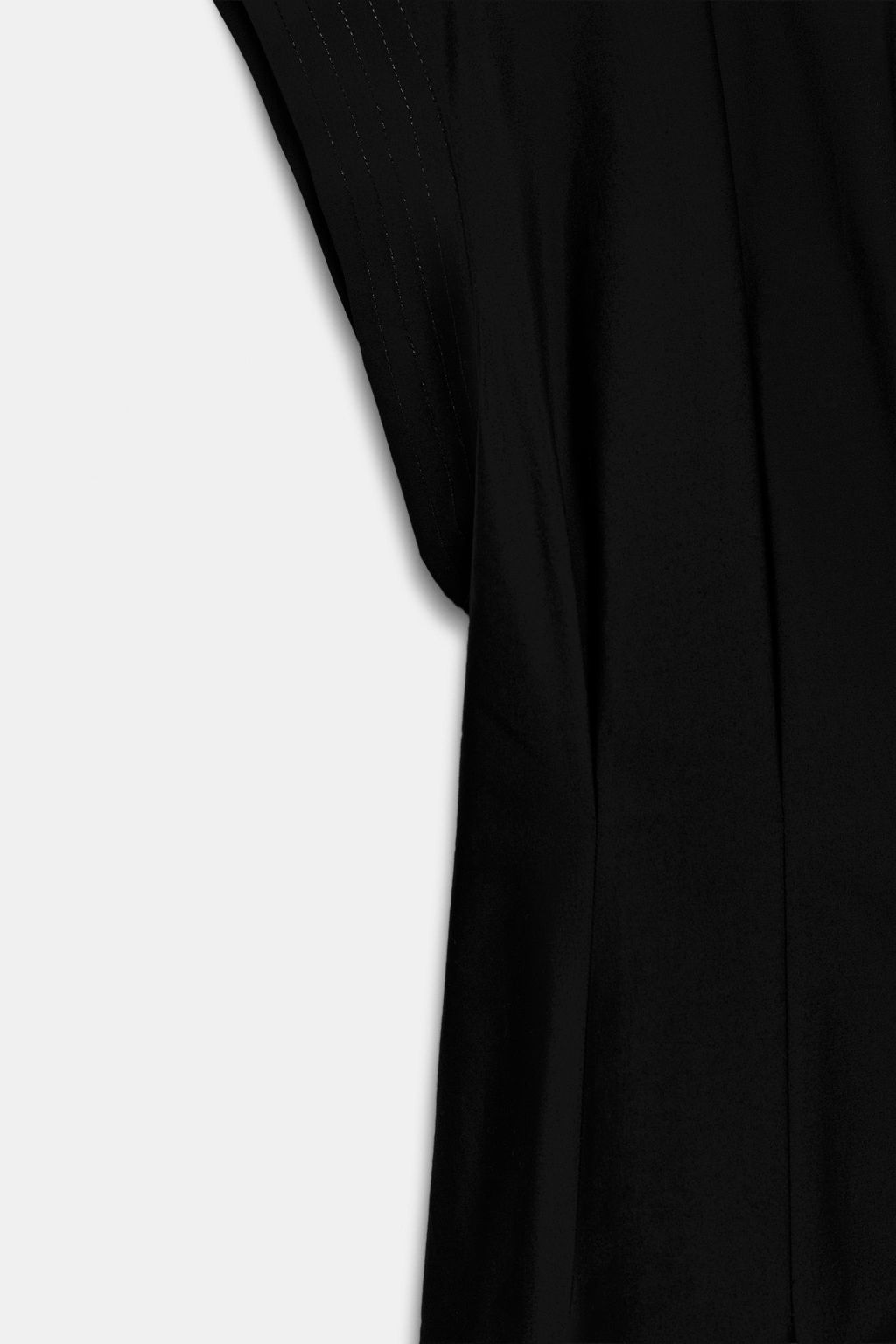 VESTIDO POPEL?N PLIEGUES ZW COLLECTION / Negro - Zara фото 16